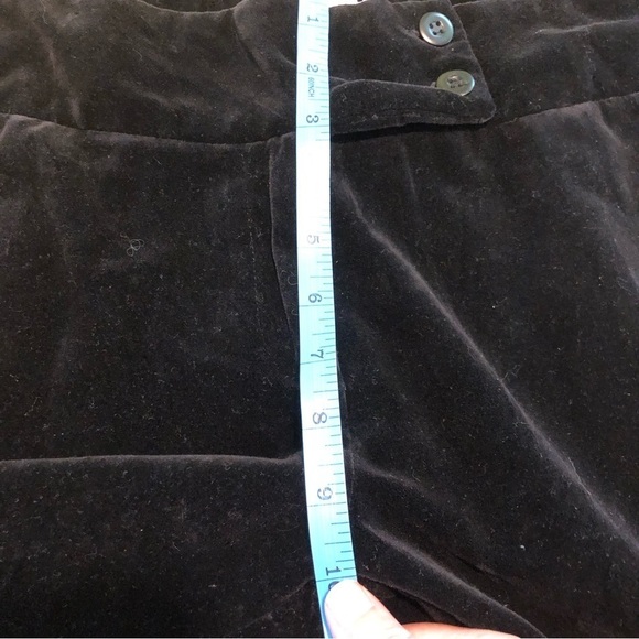 NWT $69 USD Calvin Klein Black Velvet Feel Soft Cotton Pants Womens Size 16 - Picture 10 of 11